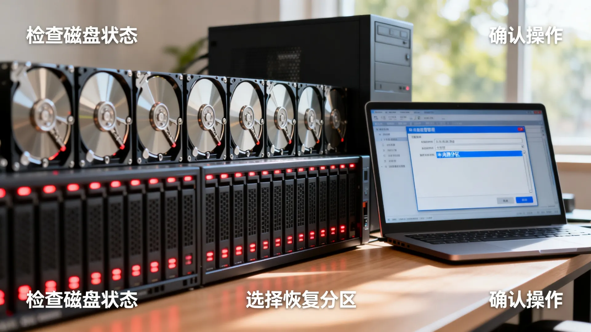 服务器显示未分配磁盘分区怎么解决