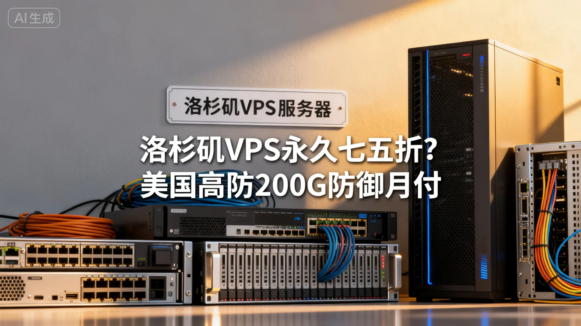 洛杉矶VPS永久七五折?美国高防200G防御月付起 洛杉矶VPS永久七五折?美国高防200G防御月付起