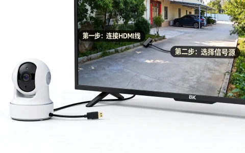 监控摄像头直接连接电视怎么做？监控摄像头怎么连电视？