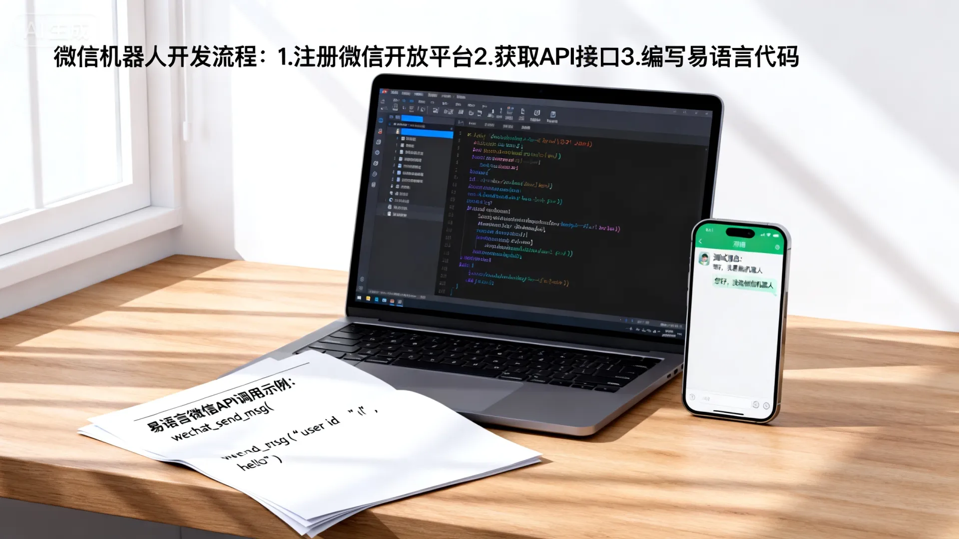 如何快速上手微信机器人开发？易语言微信开发实战教程