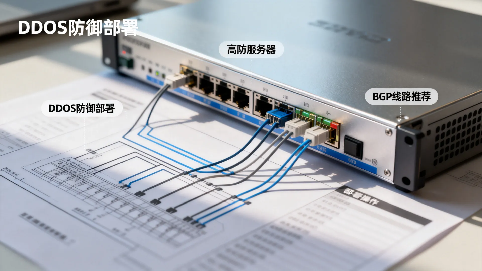 国内大宽带DDOS防御如何部署?高防服务器BGP线路推荐方案 国内大宽带DDOS防御如何部署