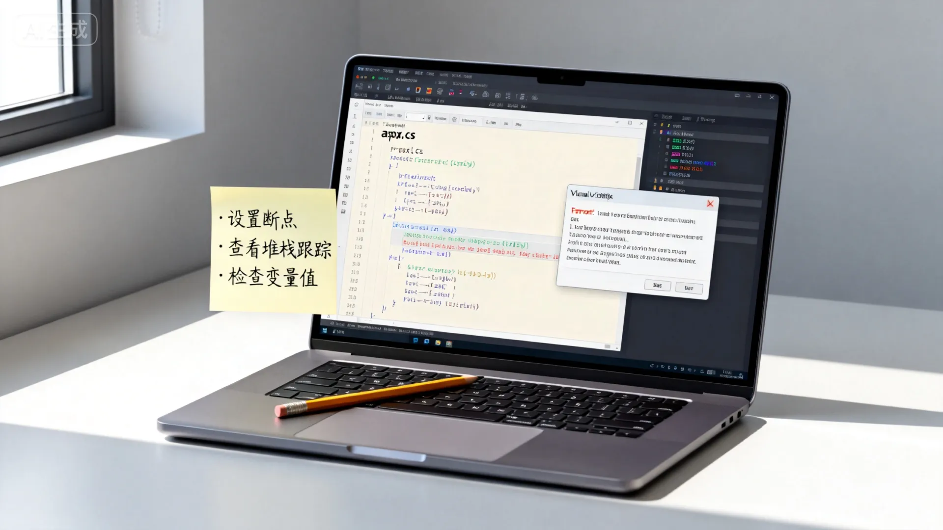 aspx.cs调试技巧有哪些?| 快速定位错误的方法分享 aspx.cs调试技巧有哪些?| 快速定位错误的方法分享