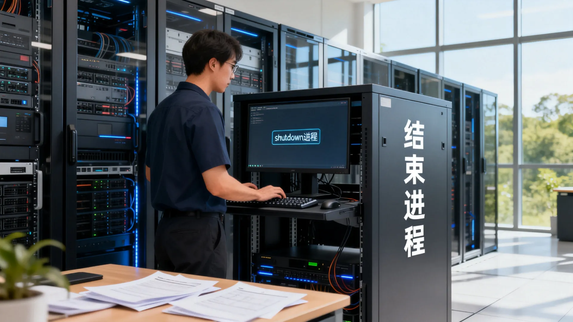 服务器有shutdown进程