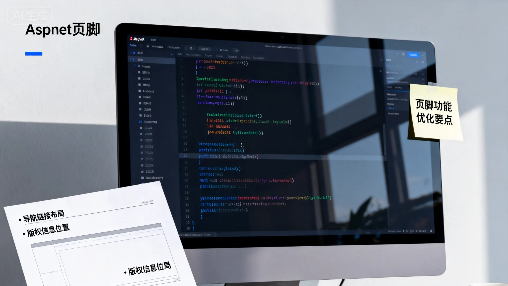 aspnet页脚