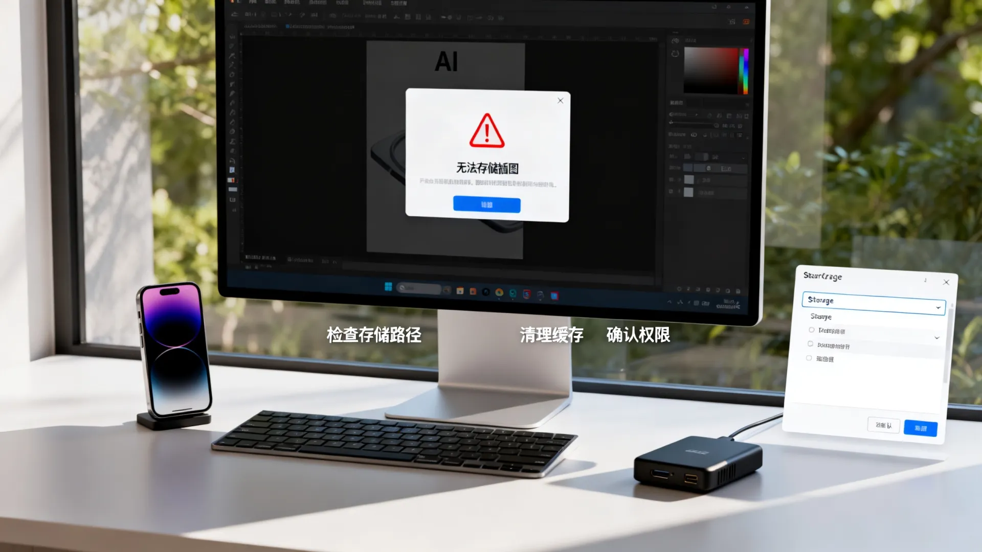 ai显示无法存储插图 ai显示无法存储插图