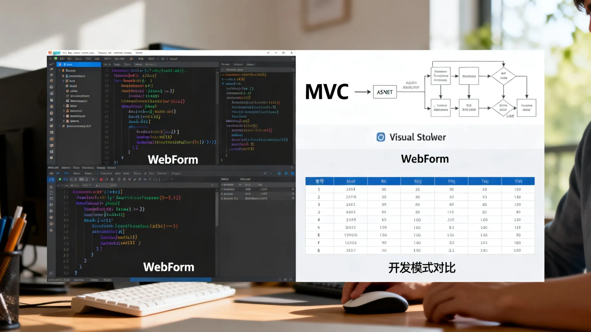 ASP.NET开发模式选哪种好？MVC与WebForm对比详解