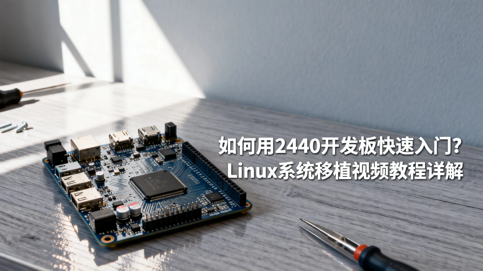 如何用2440开发板快速入门?Linux系统移植视频教程详解 Linux系统移植视频教程详解