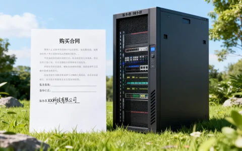 在服务器购买合同中，服务器商怎么填这一栏应该如何准确填写？