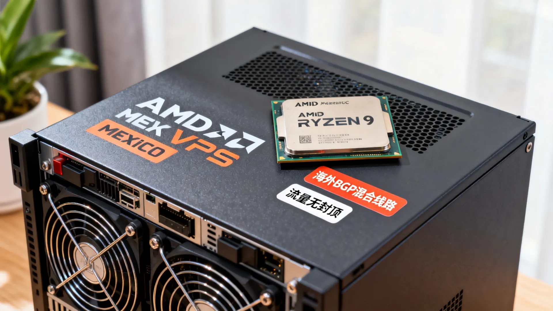 海外BGP混合线路 墨西哥vps - AMD Ryzen 9,流量无封顶 海外BGP混合线路 墨西哥vps