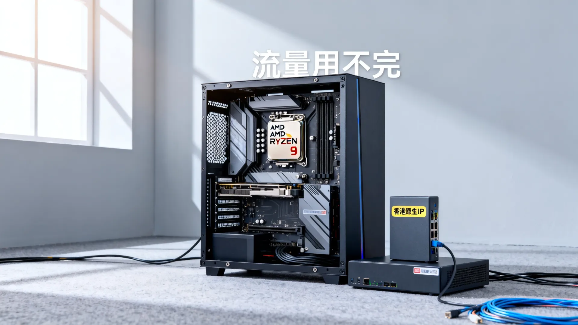 香港机房原生IP 香港原生ip - AMD Ryzen 9,流量用不完 香港机房原生IP 香港原生ip