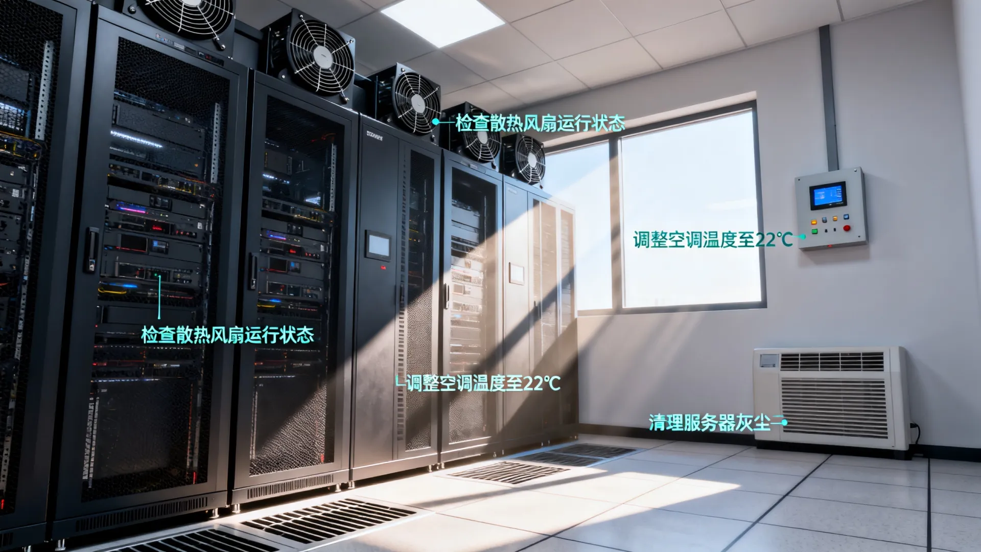 服务器机房温度过高怎么解决?服务器散热方法大全 服务器机房温度过高怎么解决