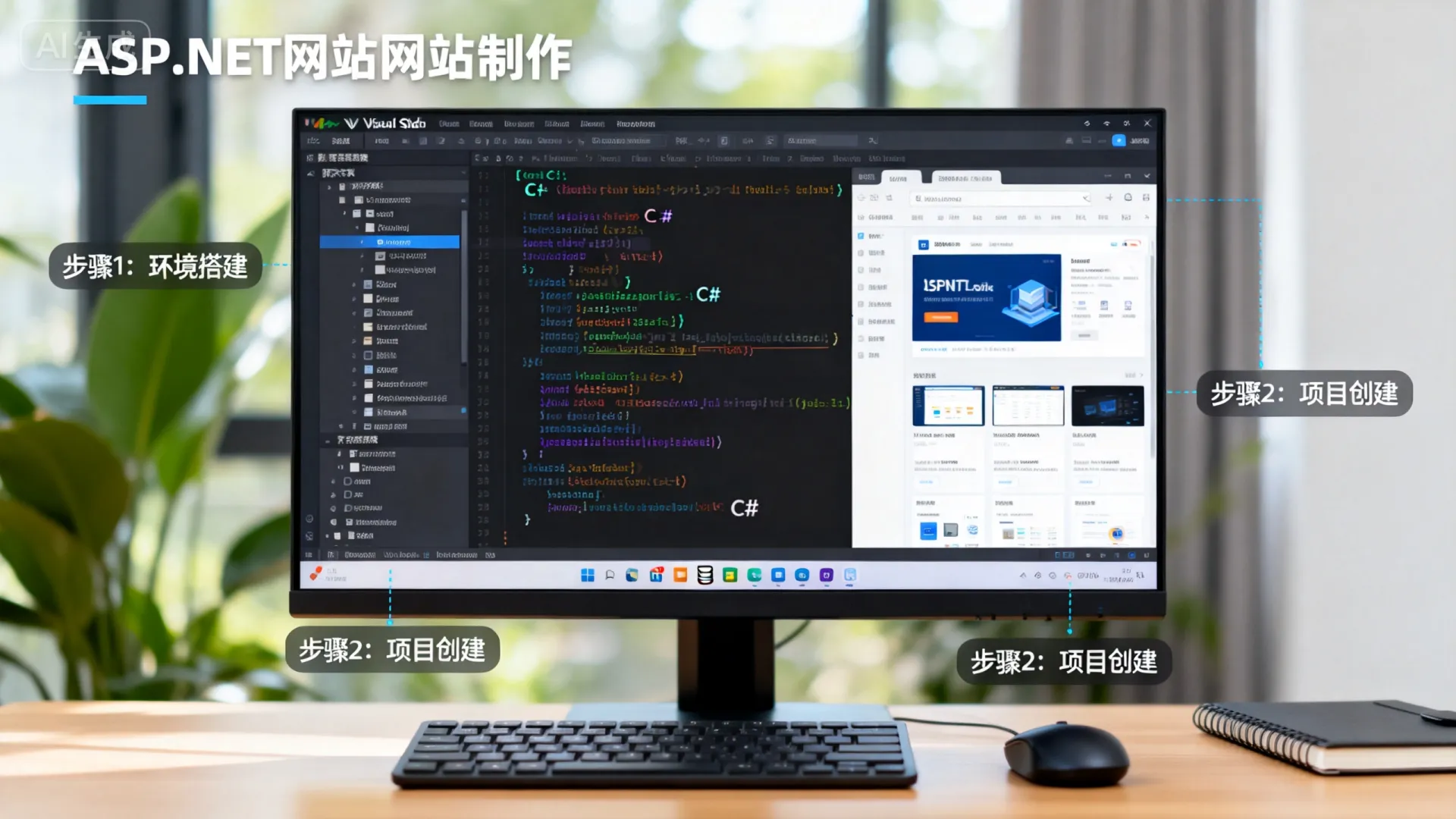 NET动态网站如何制作
