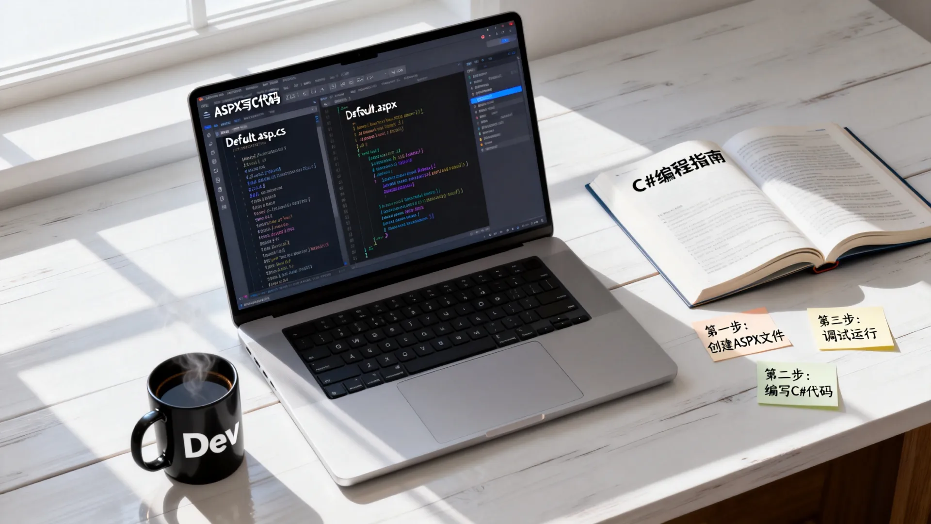 ASPX写C代码步骤详解 | ASP.NET C开发入门教程 ASPX写C代码步骤详解 | ASP.NET C开发入门教程