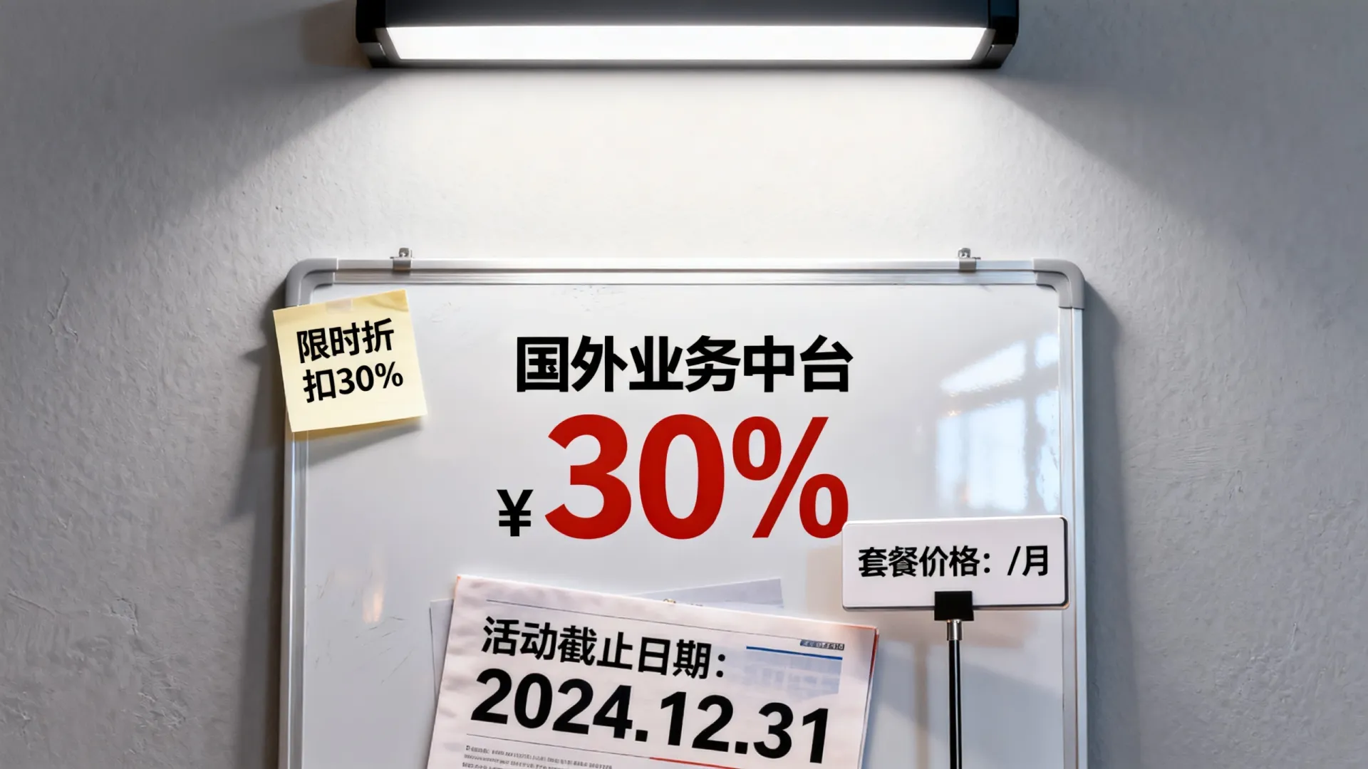 国外业务中台促销