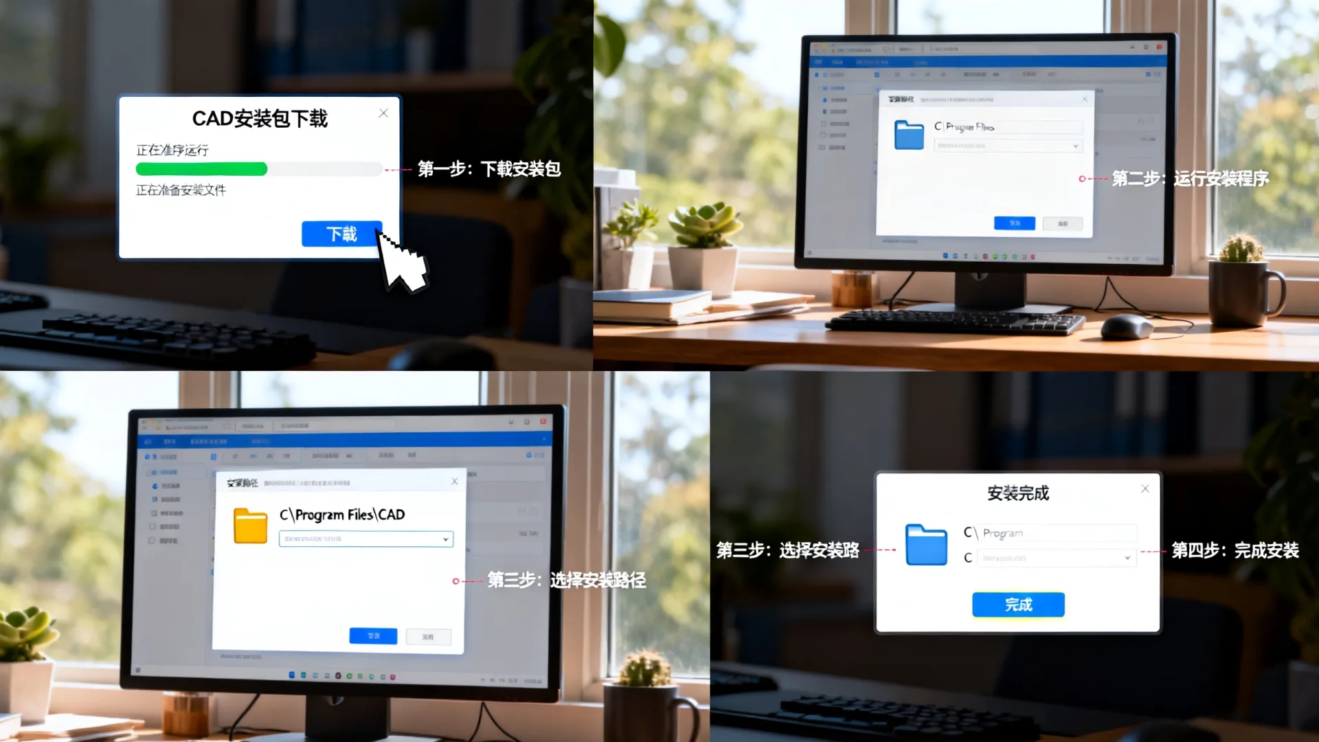 cad怎么安装到电脑上面