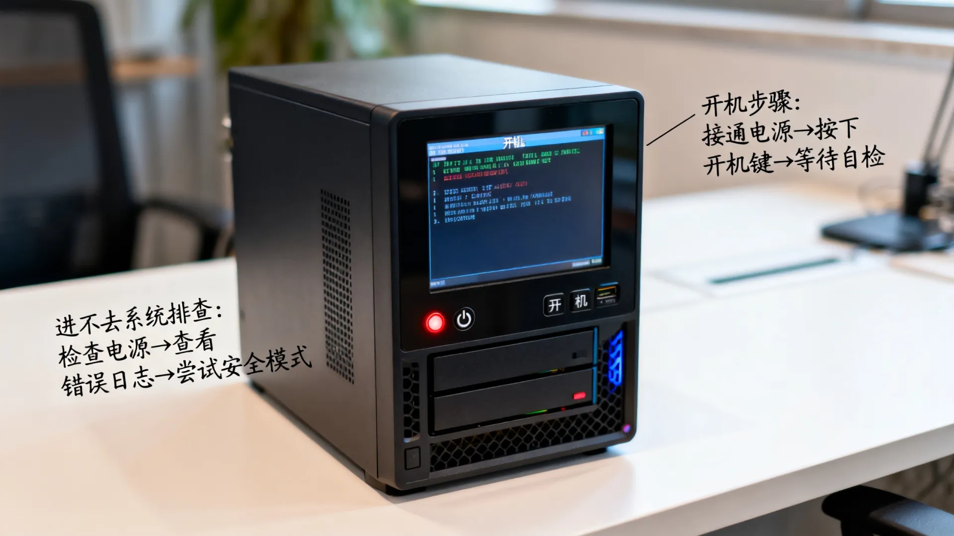 服务器操作系统怎么开机 服务器操作系统怎么开机