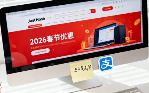 JustHost2026春节优惠怎么样？1.54美元/月支持支付宝吗？