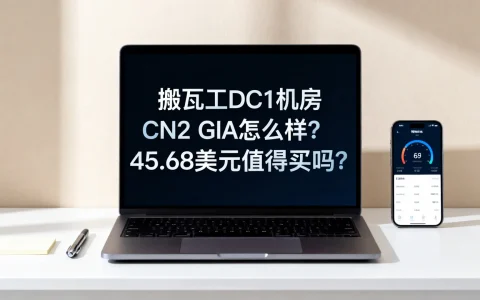 搬瓦工DC1机房CN2 GIA怎么样？45.68美元值得买吗？