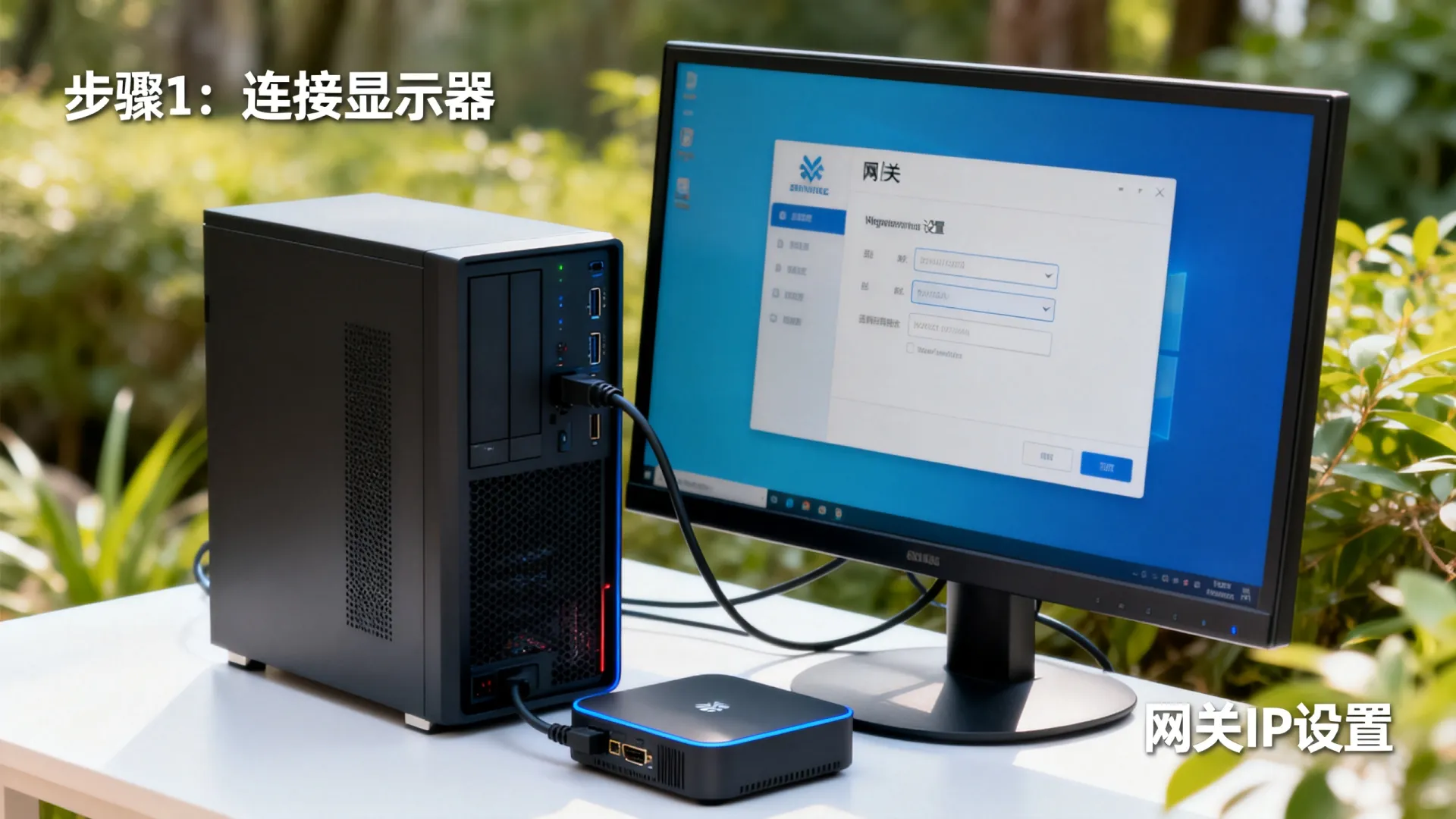 服务器显示器改网关 服务器显示器改网关