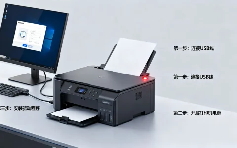 打印机怎么连接电脑？打印机连接电脑安装步骤？