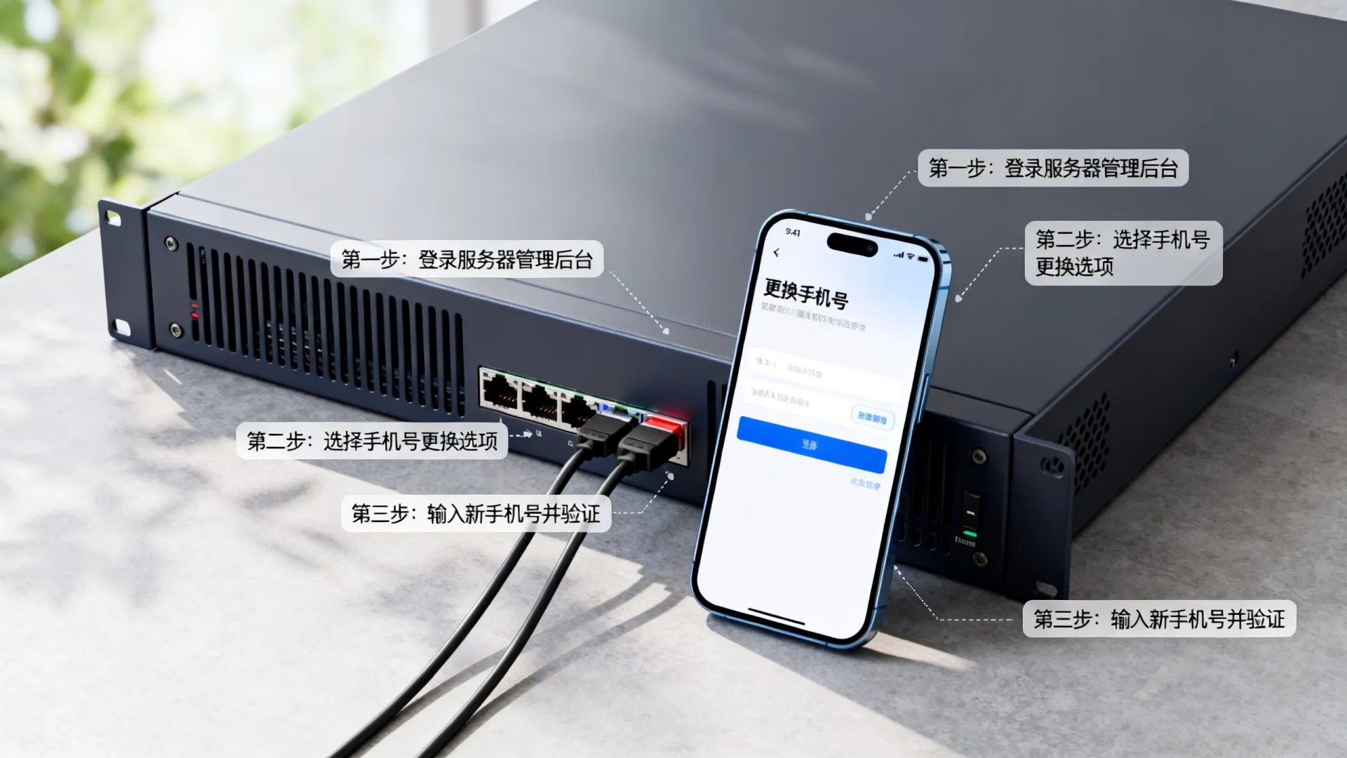 服务器更换手机号 服务器更换手机号