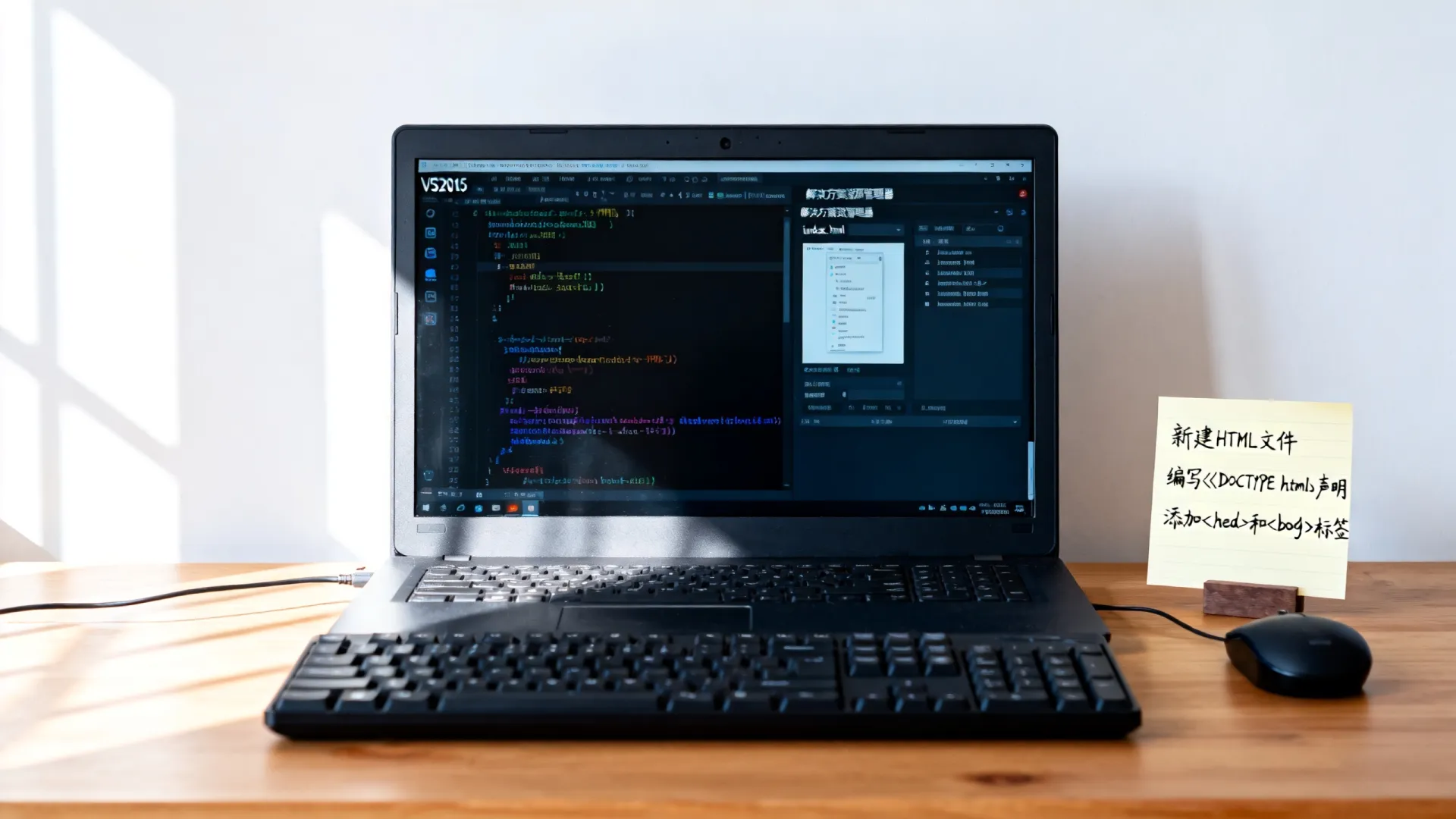 怎么用VS2015开发HTML?新手入门教程详解 怎么用VS2015开发HTML?新手入门教程详解