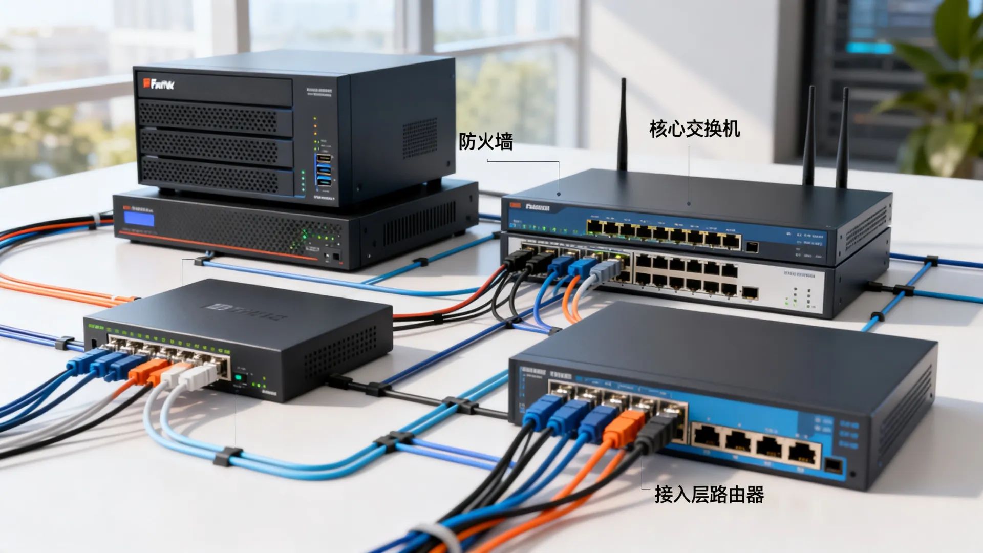 防火墙应用网络拓扑图 防火墙应用网络拓扑图