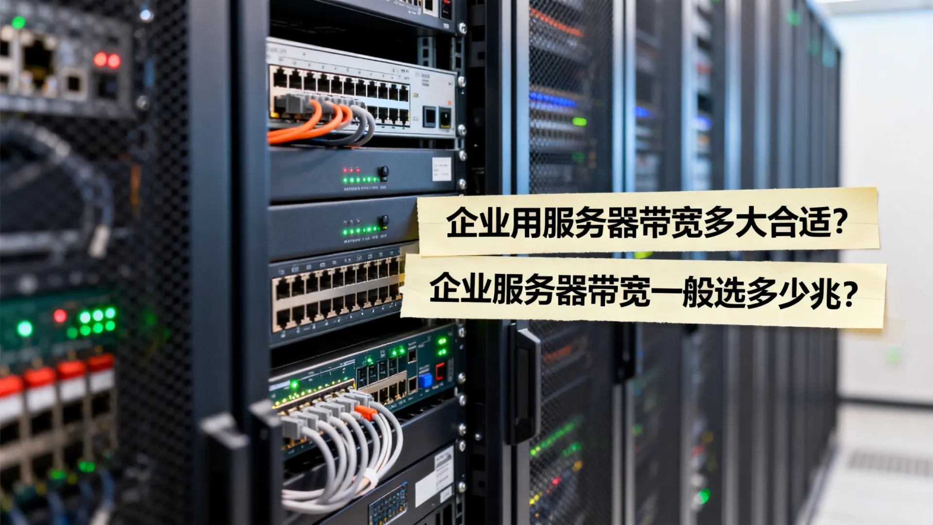 企业用服务器带宽多大合适?参考这个标准 企业用服务器带宽多大合适