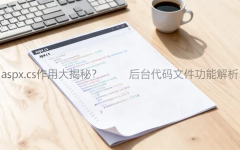 aspx.cs作用大揭秘？后台代码文件功能解析