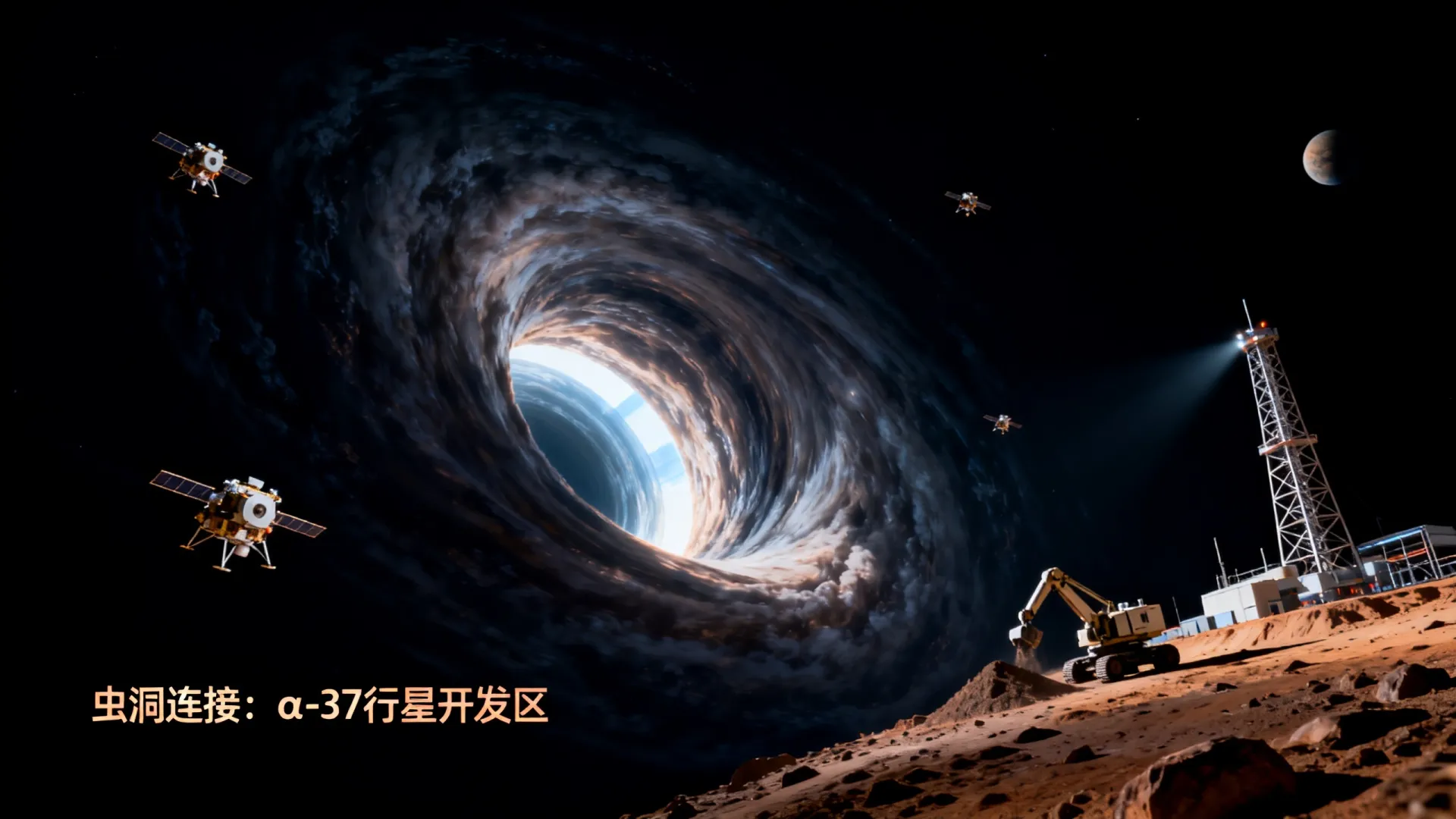 虫洞如何实现行星开发?揭秘星际旅行新突破! 虫洞如何实现行星开发