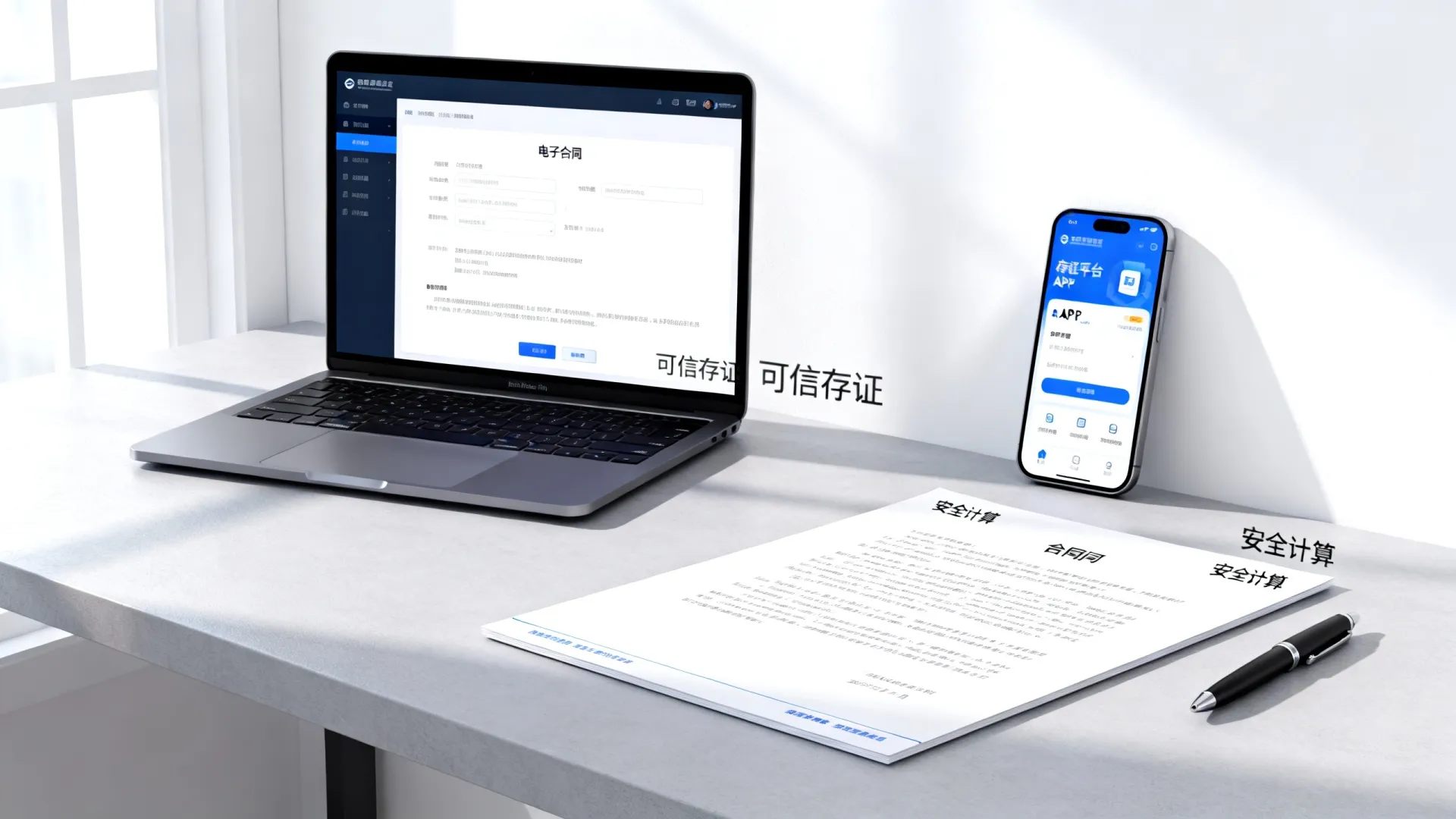 国内合同签约可信存证安全计算 国内合同签约可信存证安全计算