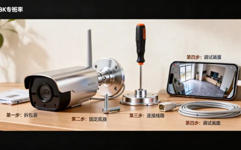 监控摄像头怎么安装视频教程？小白自己动手怎么装？