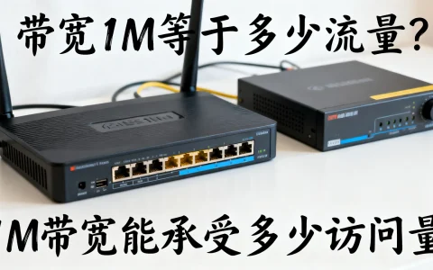 带宽1M等于多少流量？1M带宽能承受多少访问量