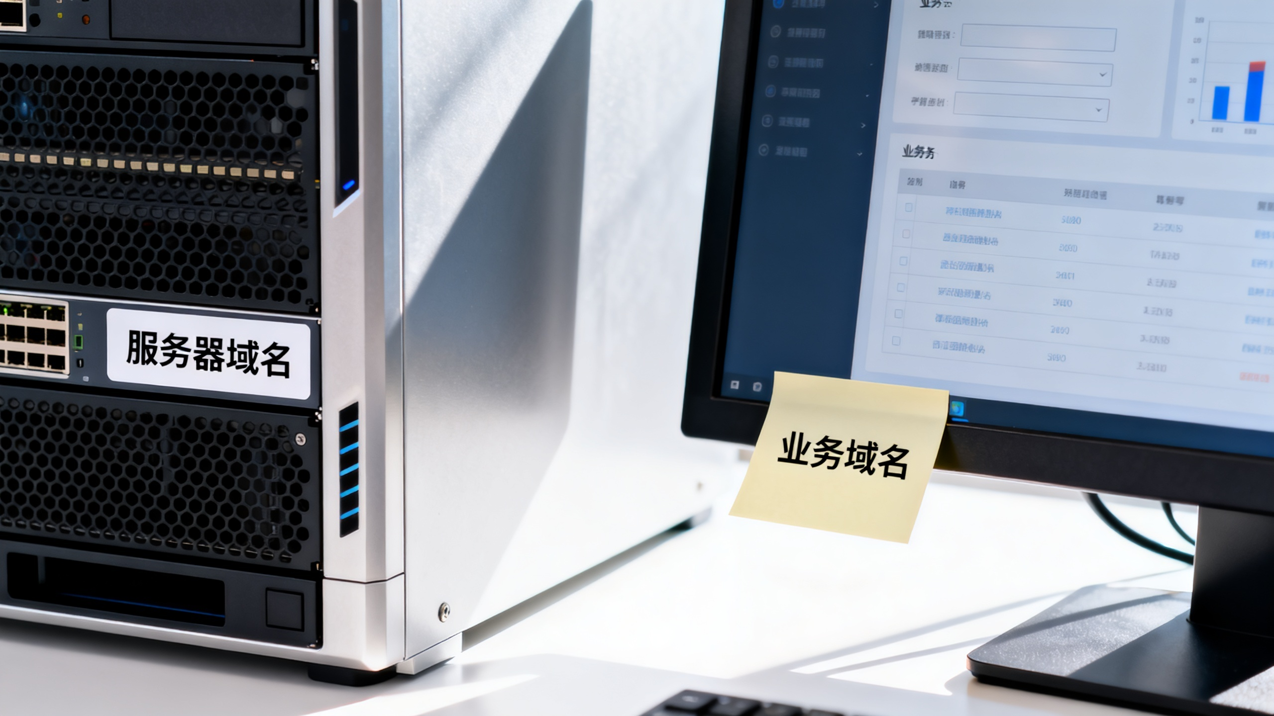服务器域名和业务域名区别