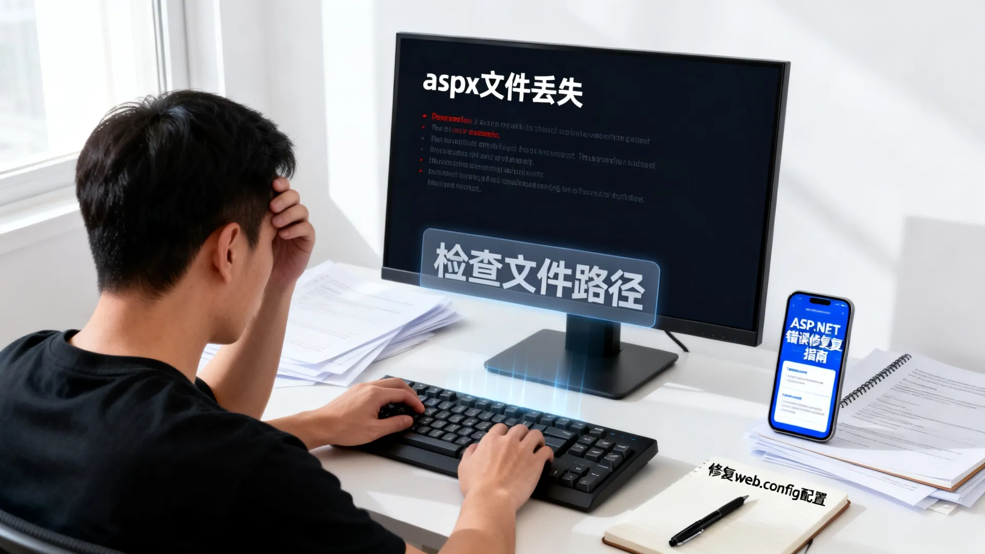 aspx文件丢失怎么办?快速修复ASP.NET错误指南 - 网站开发常见问题 aspx文件丢失怎么办?快速修复ASP.NET错误指南 - 网站开发常见问题