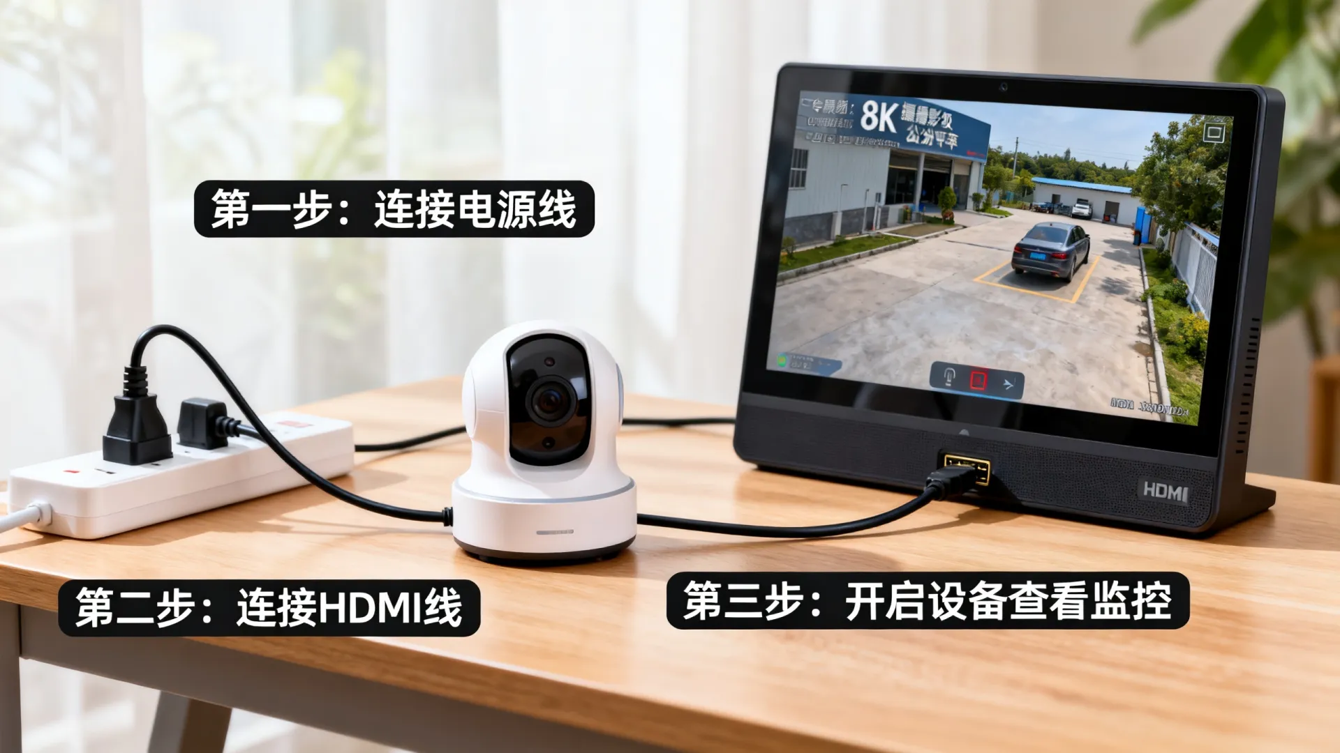 监控摄像头怎么连接显示屏看监控 监控摄像头怎么连接显示屏看监控