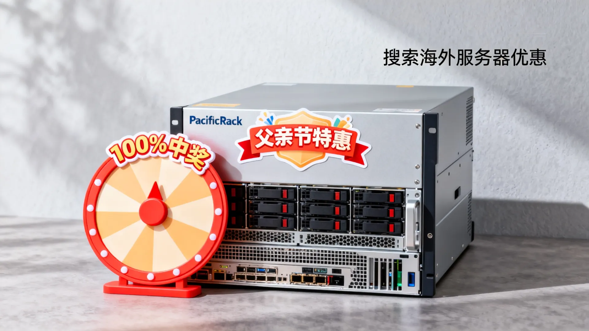 PacificRack父亲节服务器实测,大转盘100%中奖可信吗?搜索海外服务器优惠 PacificRack父亲节服务器实测