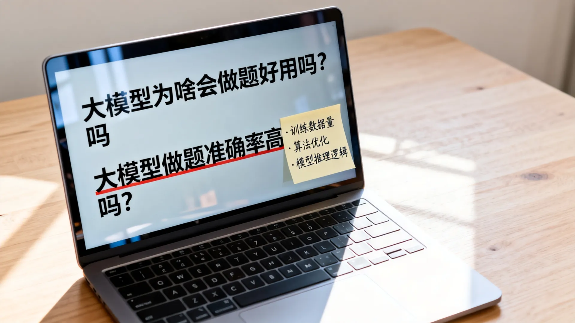 大模型为啥会做题好用吗