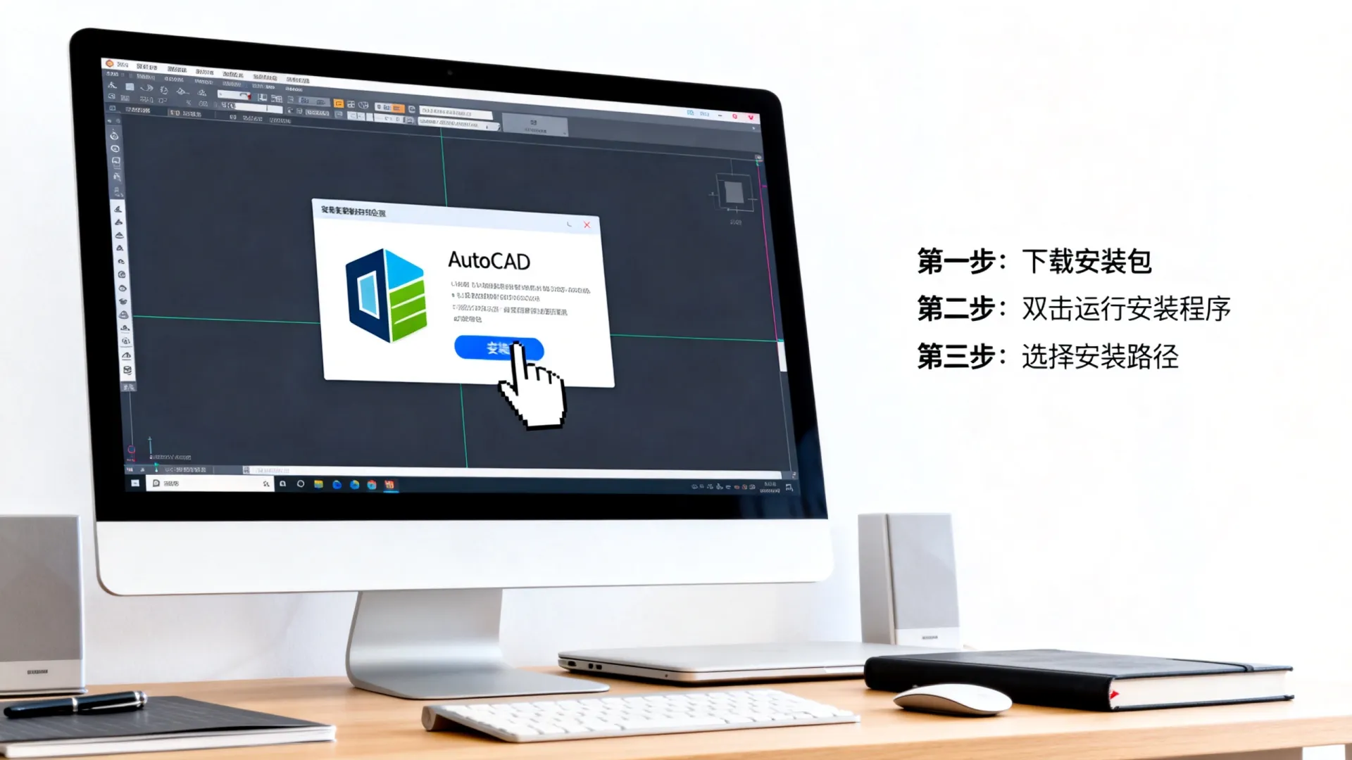cad怎么安装到电脑教程