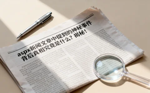 aspx新闻文章中提到的神秘事件背后真相究竟是什么？揭秘！