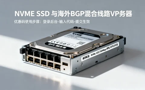 海外BGP混合线路vps优惠码怎么用？NVMe SSD高速VPS推荐