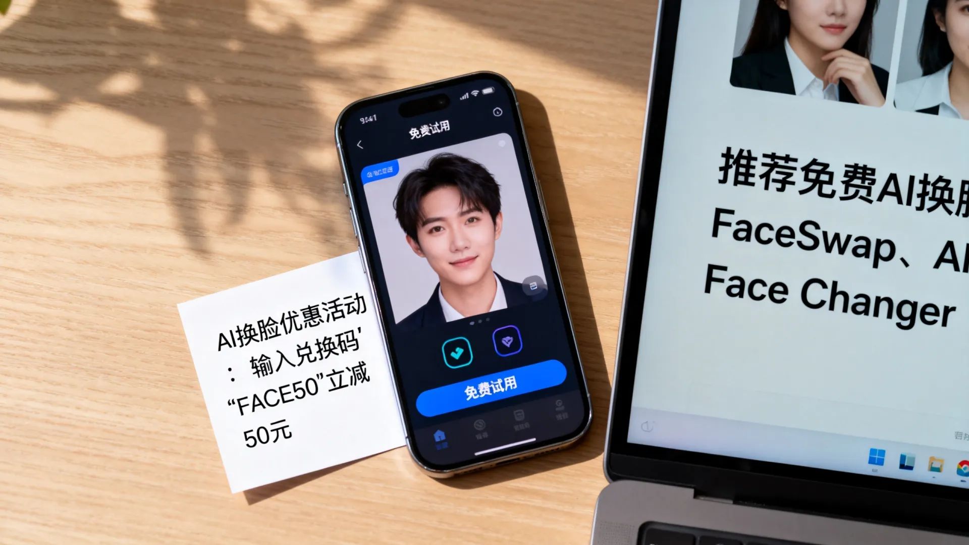 AI换脸优惠活动怎么领,AI换脸软件哪个免费好用? AI换脸软件哪个免费好用