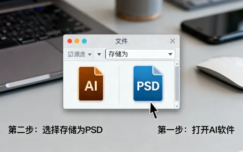 AI怎么存储成PSD格式，AI转PSD详细教程