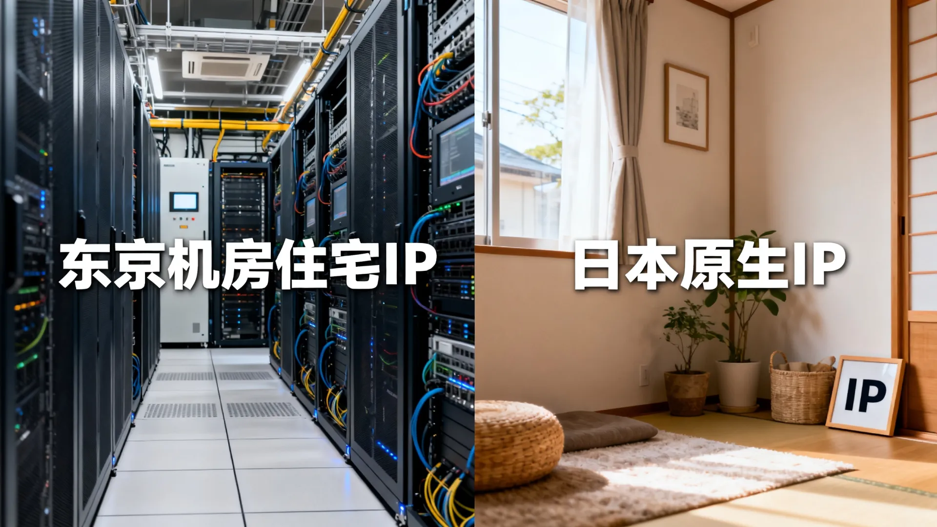 东京机房住宅IP 日本原生ip