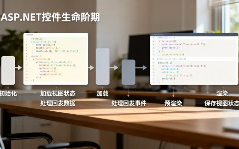 ASP.NET控件生命周期有哪些阶段？分步解析服务器控件执行完整流程