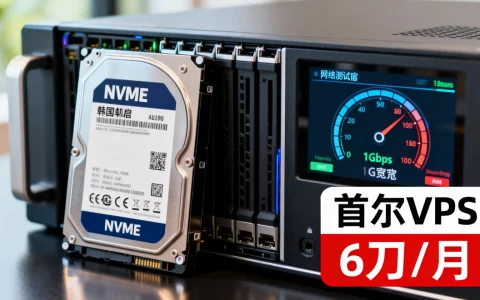 首尔VPS实测如何？NVMe+1Gbps仅6刀/月，韩国机房评测