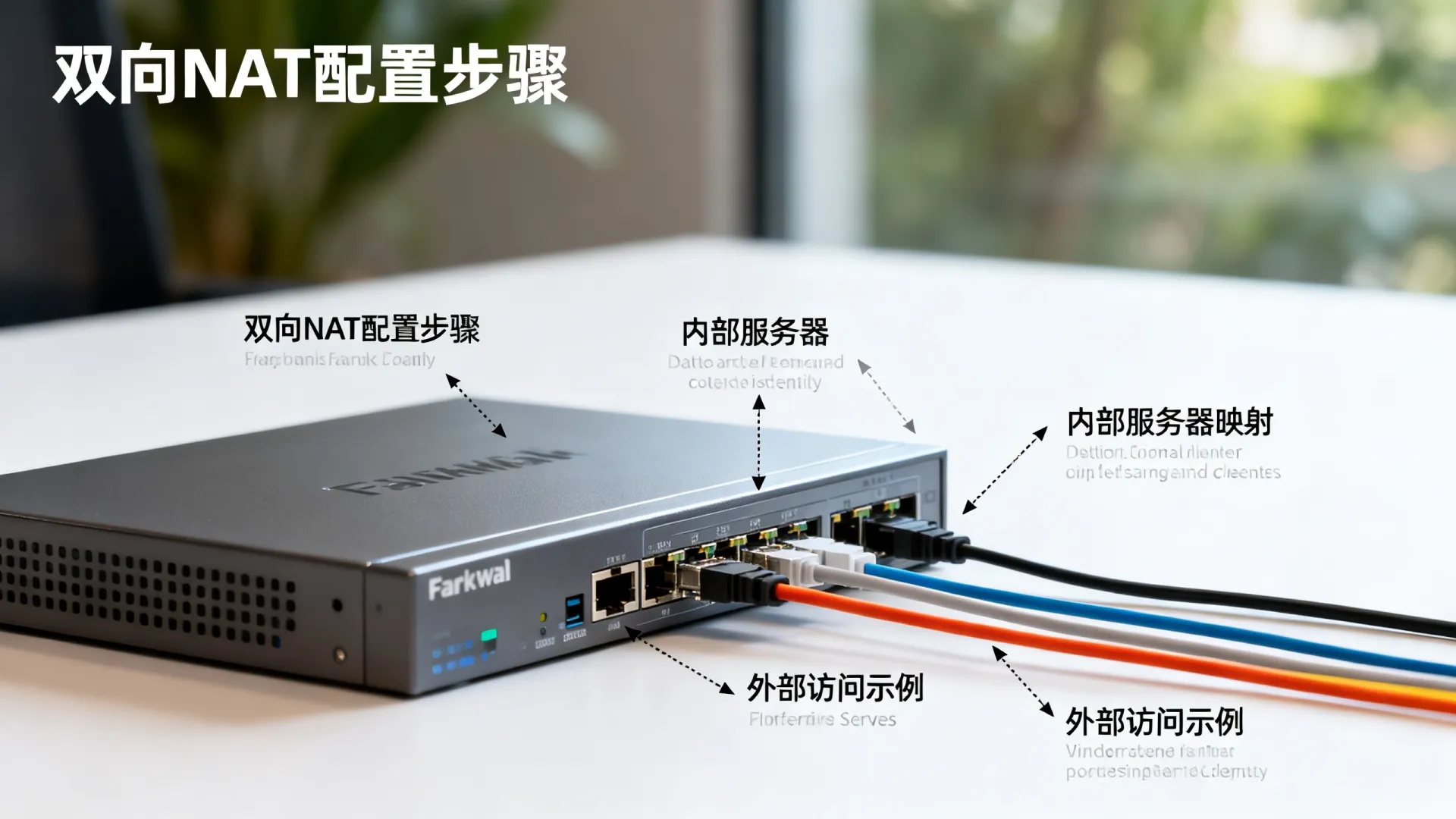 防火墙双向nat的应用示例 防火墙双向nat的应用示例