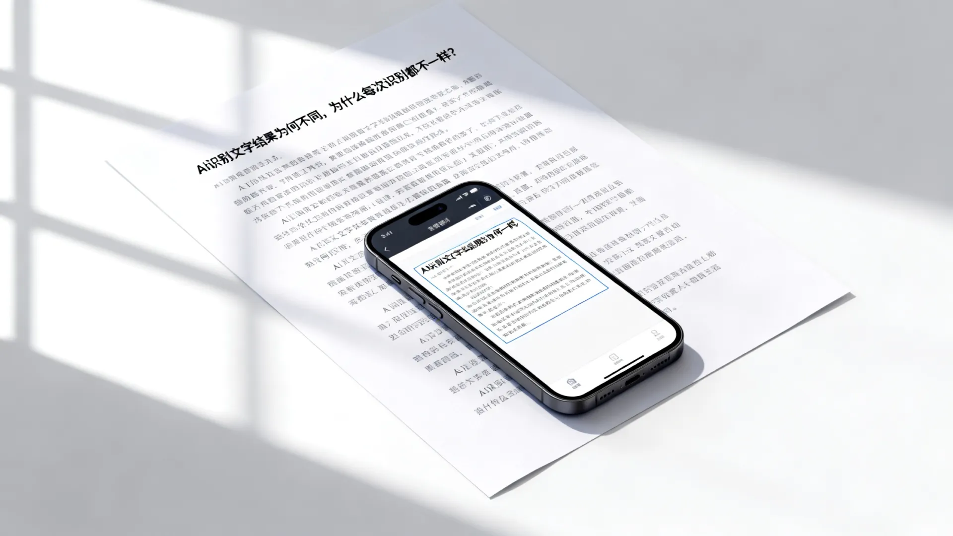 AI识别文字不同 AI识别文字不同