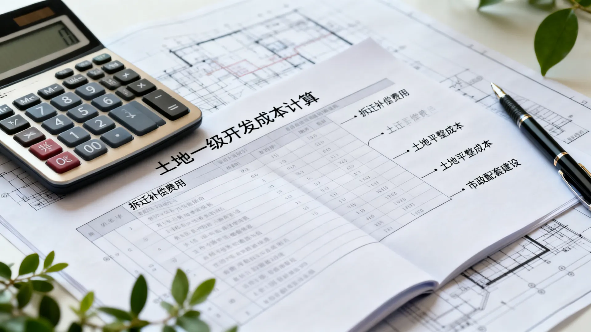 土地一级开发成本如何计算?详解流程与费用构成! 土地一级开发成本如何计算?详解流程与费用构成!