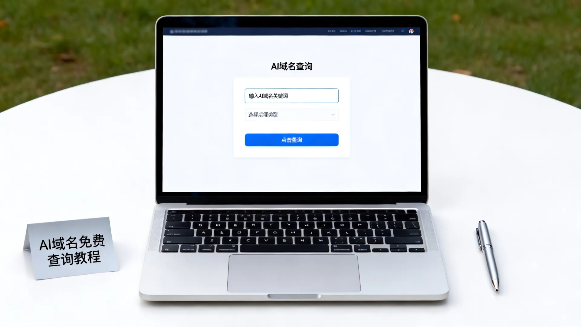 如何快速查询可用AI域名